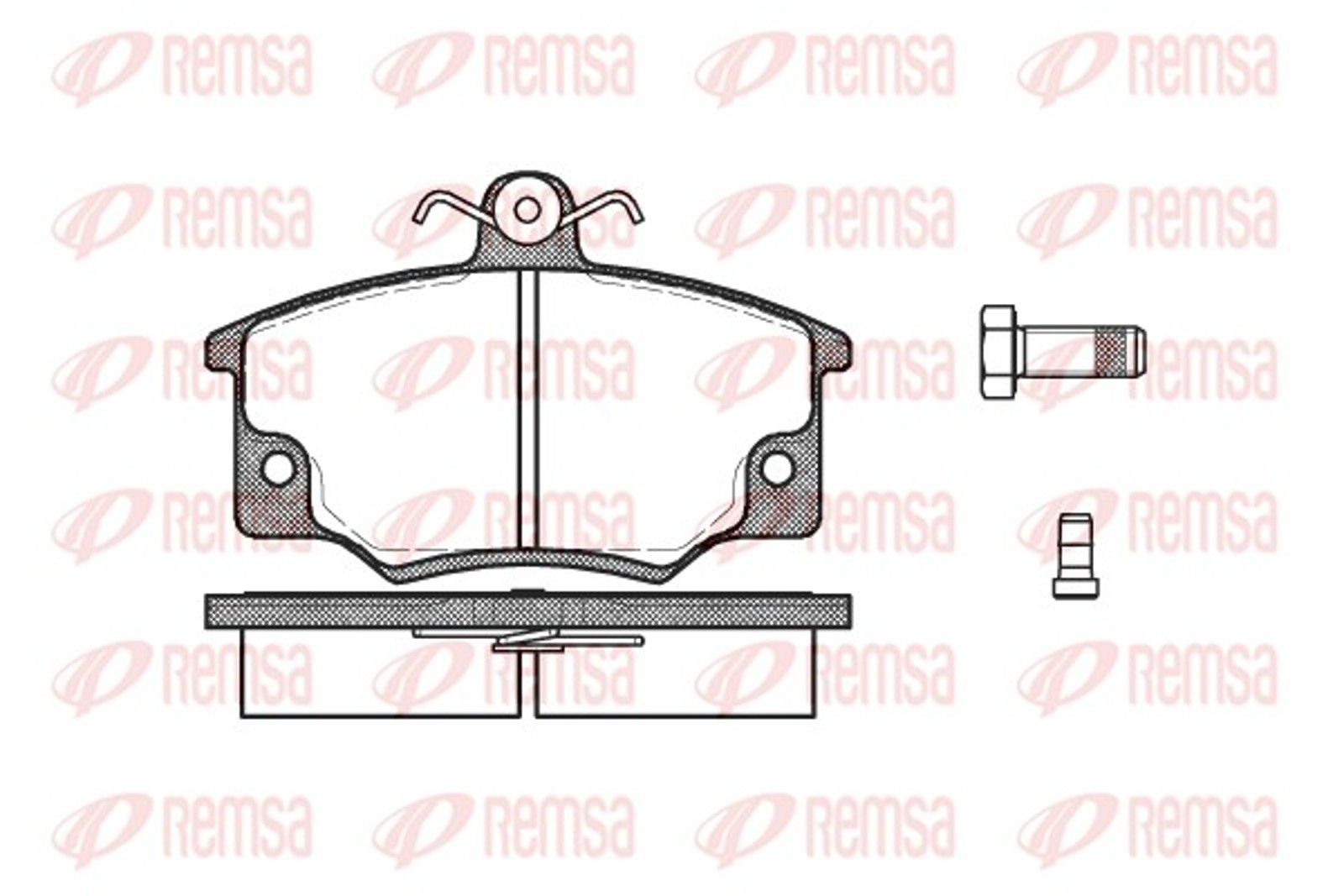 Bremsbelagsatz Scheibenbremse Remsa 0146.04 FüR Tempra Lancia Fiat 159 4X4 Delta-image