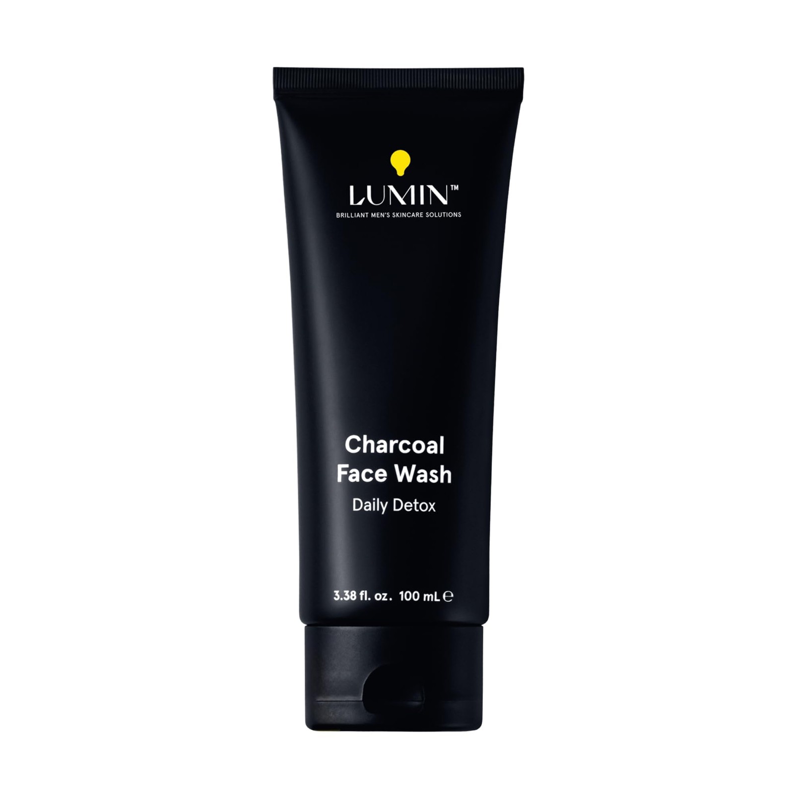Charcoal Face Wash Daily Detox Purifying Cleanser for Men with Charcoal Rose Oil
