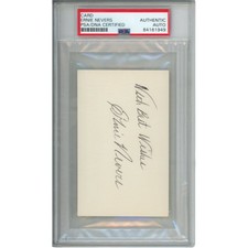 Ernie Nevers Signed Chicago Cardinals 4x3