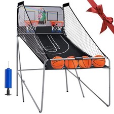 Foldable Electronic Dual Basketball Arcade Game,Double Shot 2 Player, 8 Game ...