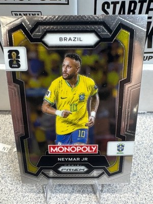 2026 Panini Prizm FIFA World Cup Card #15 Neymar Jr   Brazil, Off Center Base