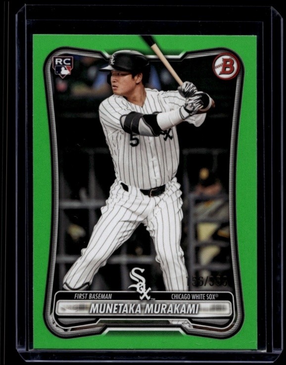 2026 Bowman Baseball Munetaka Murakami #9 Neon Green Border /399