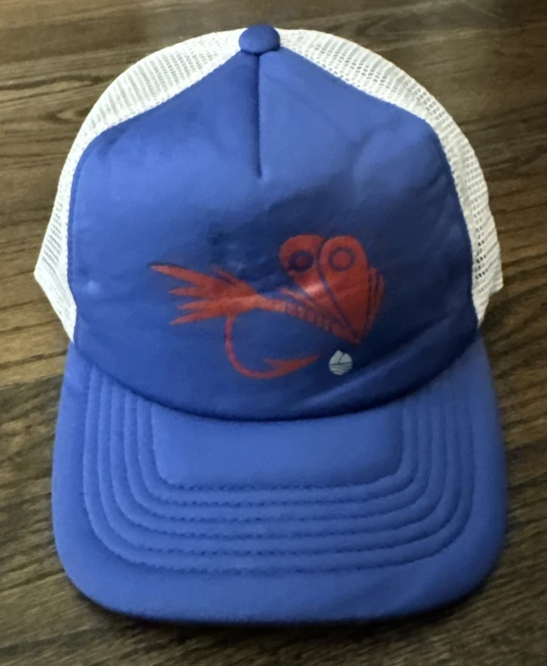 Gorra de camionero pesca con mosca Redington - Logotipo de mosca - Espuma y malla NUEVA Foto 4 de 4