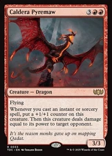 Caldera Pyremaw 0033 Non Foil Rare Tarkir Dragonstorm Commander MTG NM