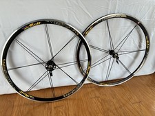 Vintage Rolf Vector Pro Wheelset Tubular Campagnolo Black  Rim Brake