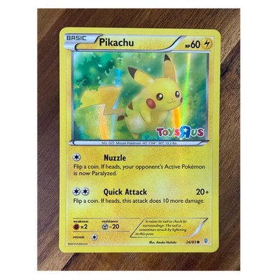 Pokmon TCG - Pikachu 026/083 (Toys R Us) Promo Holo Card | eBay