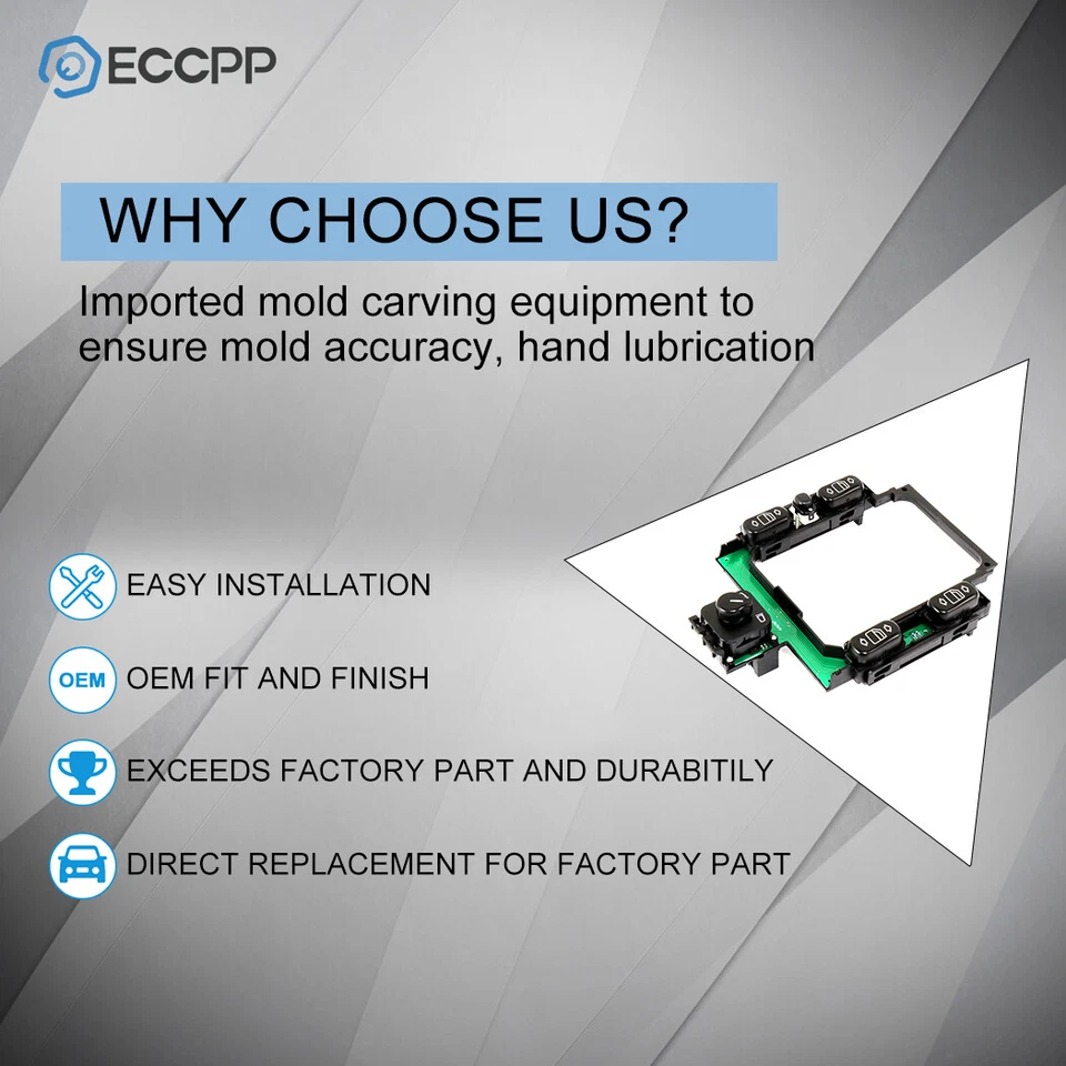 Interruptor de ventana eléctrica y espejo retrovisor para Mercedes Benz C220 C230 C280 C36 AMG 2028208210 Foto 4 de 4