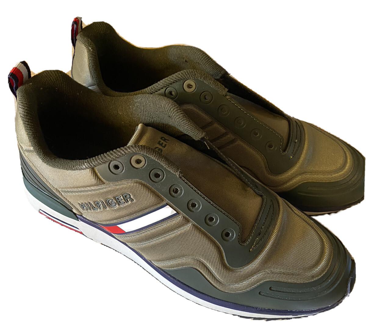 tommy hilfiger green shoes