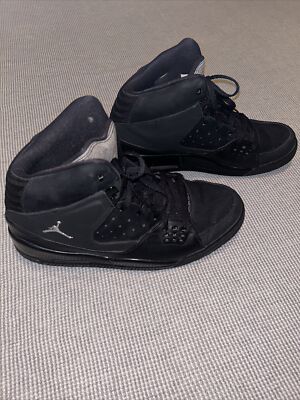 Air Jordan Flight High Sneaker 407492-004 Black Men's Size 12