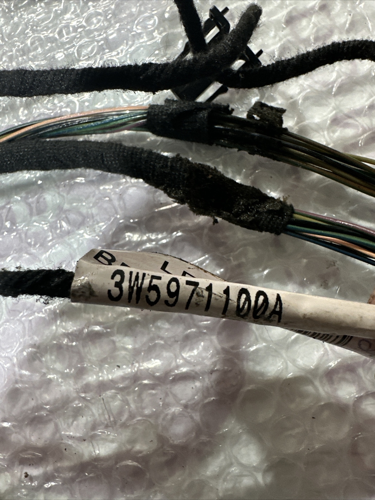 Bentley Continental Flying Spur Steering Column wiring Harness 3W5971100A oem