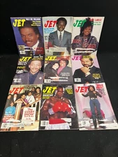 JET MAGAZINE, LOT OF 9, 1985 & 1988