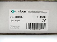 Cabur NUT18S Rigid Wire Marker 18mm White 1500pcs *NEW*