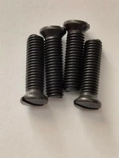 6-48 X 7/16" Blued Slotted Weaver Style Oval Head Gunsmith Screws (4-Pcs)