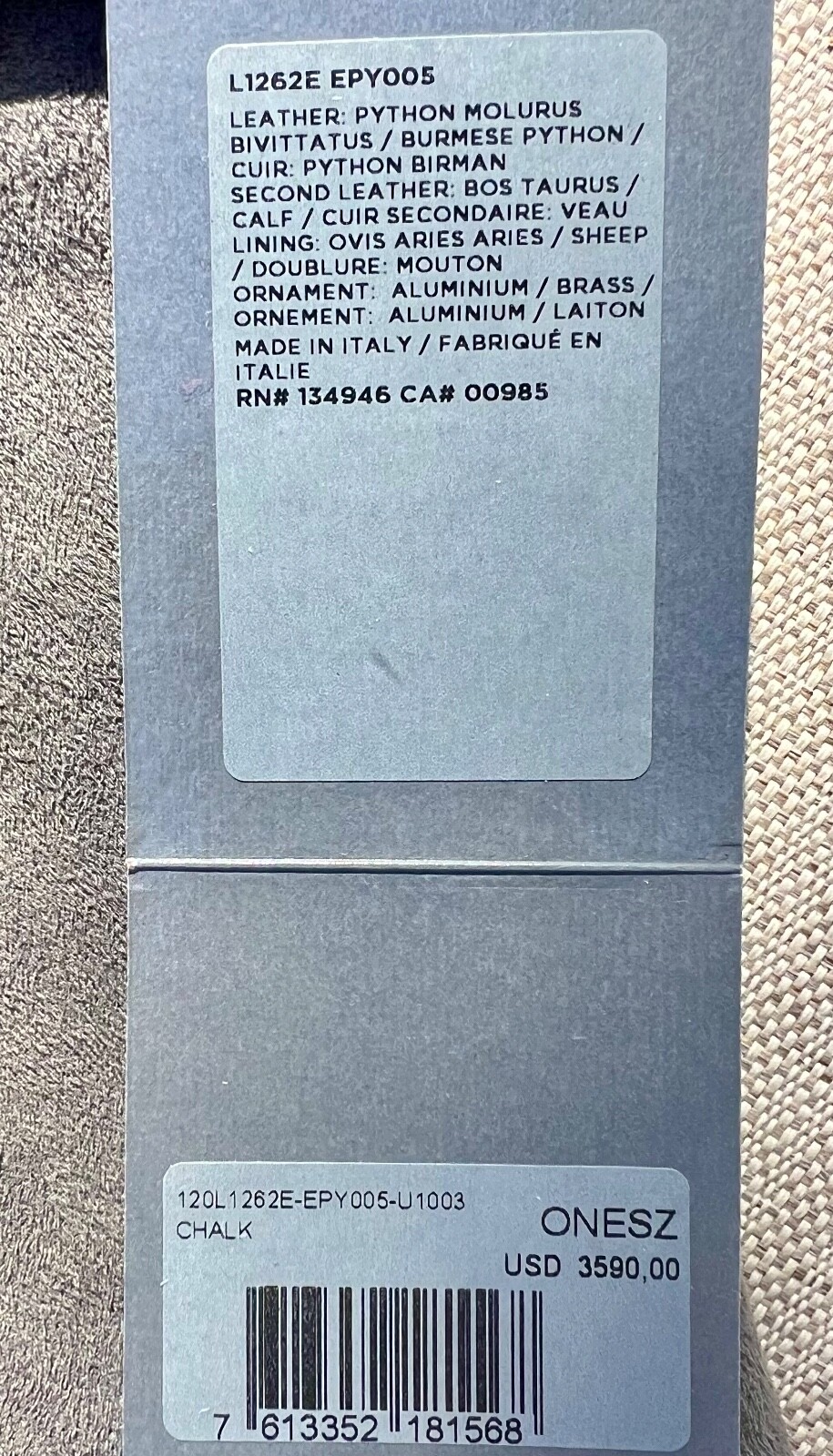 TOM FORD T clasp MEDIUM PYTHON SHOULDER BAG - image 3