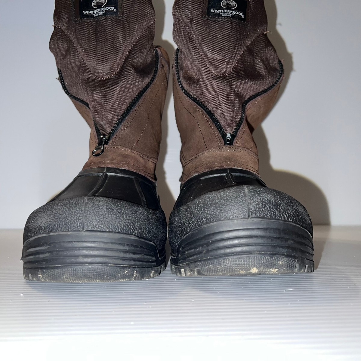 Thermolite Weatherproof Insulated Mens Boots Black & Brown  display picture 1