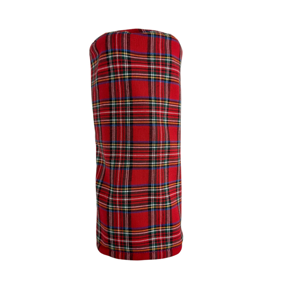 Sunfish Scottish Tartan plaid fairway golf headcover- Red