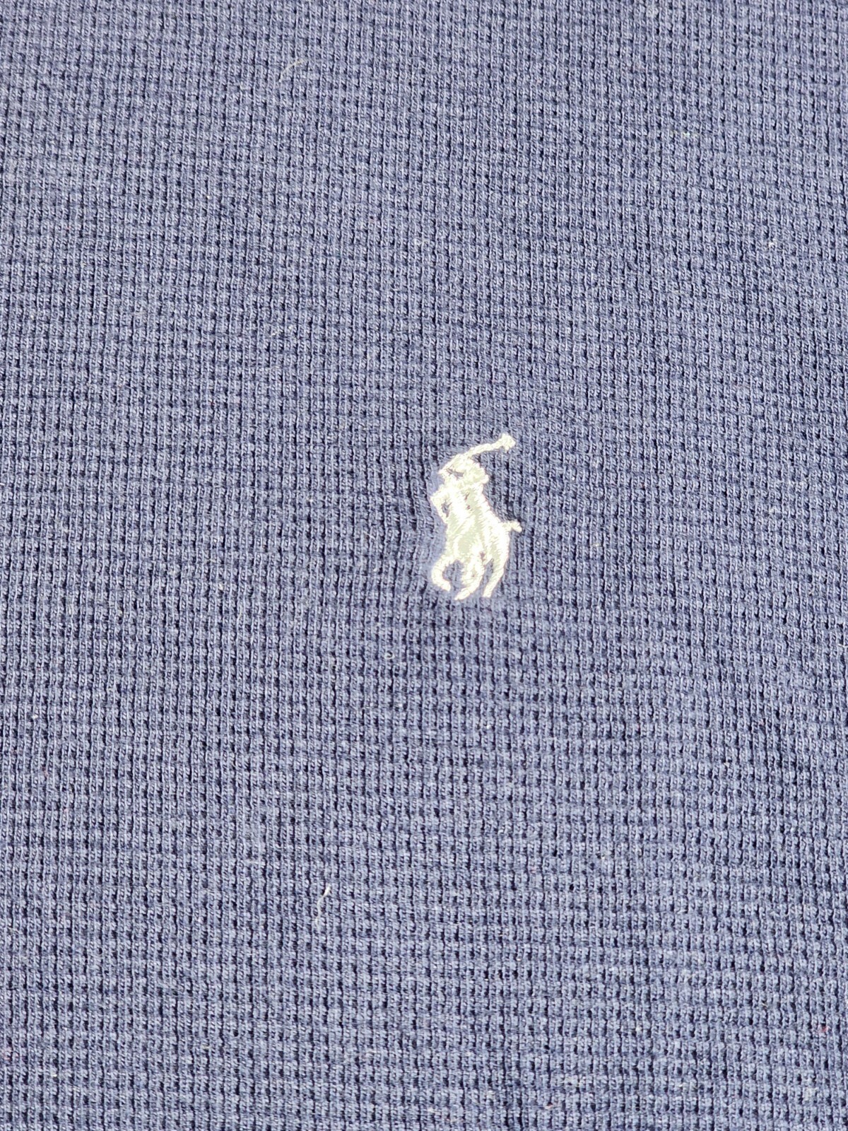 Polo Ralph Lauren Felpa Uomo XL Blu Navy Pigiama Termico Pony Pull Over