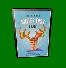 Inflatable Antler Toss Game - Inflatable Antlers 4 Rings - Holiday Party Game