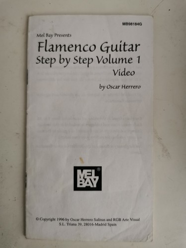 Flamenco Guitar Step By Step Oscar Herrero Volumes 1 And 2 Mel Bay VHS Music - Picture 7 of 11