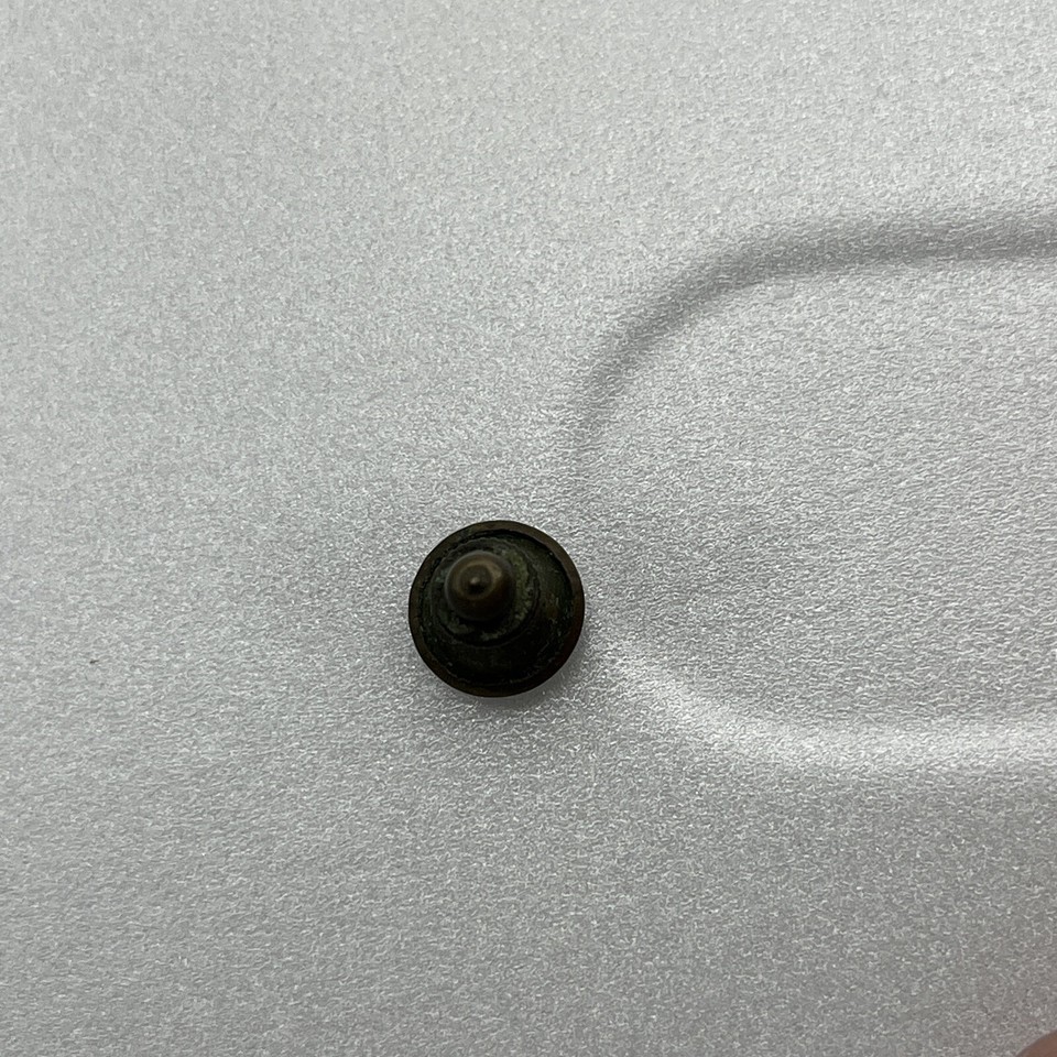 Vtg WWII US Army Pin Sterling Silver Blue Enamel Infantry Marksman