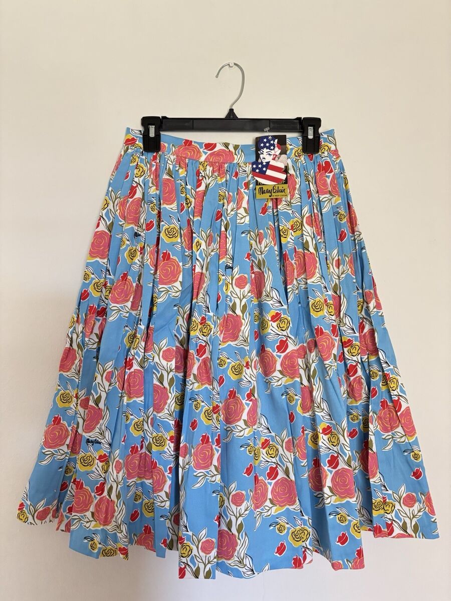 NWT! Pinup Girl Clothing Blue Mary Blair Lips and Roses NWT! Pinup Girl Clothing Blue Mary Blair Lips and Roses