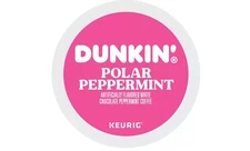 Lot NIB Dunkin Polar Peppermint Coffee 10~110 Kcup Christmas Holiday Roast Brew