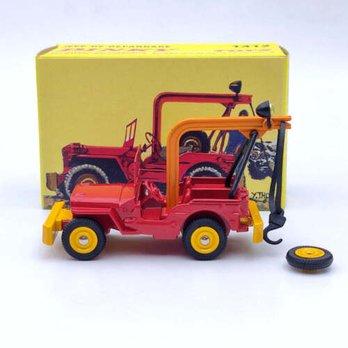 Camion de dépannage rouge modèles moulés sous pression Atlas Dinky Toys 1412 DE collection de voitures cadeaux - Photo 1/8