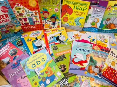 WholeSale/JobLot of 10 Children Activity Books stickers Bundle