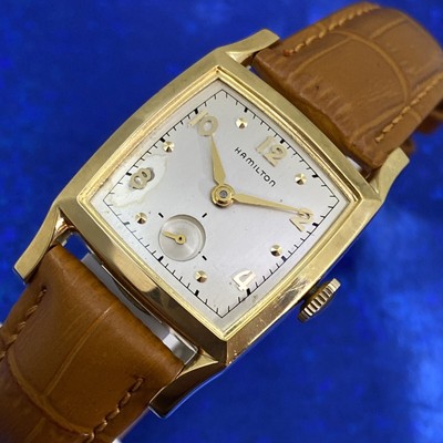 Vintage 1955 Mans HAMILTON SAWYER Stunning Fancy Case, Fully Serviced & WARRANTY