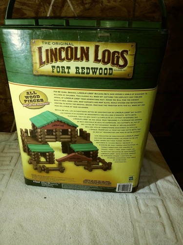 2007 The Original Lincoln Logs Building Set "Fort Redwood" 200 Piece Set + 67 - Picture 7 of 9