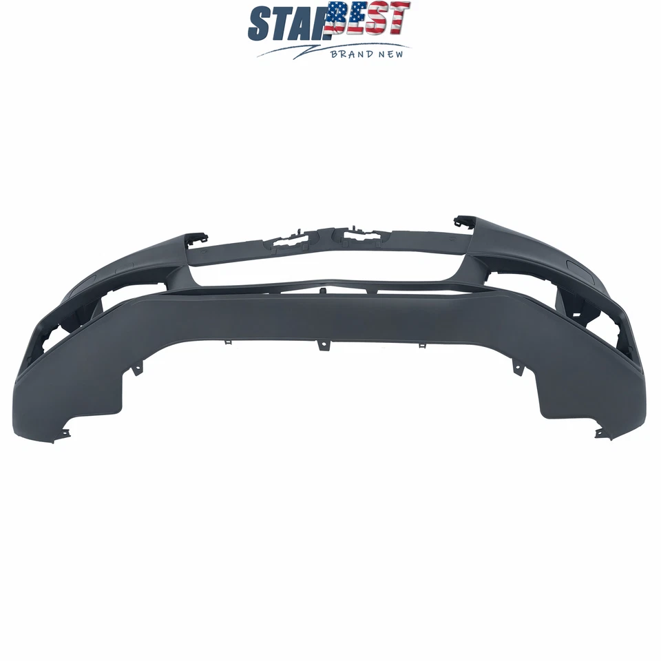 Front Bumper Cover Black Plastic For 2013 2014 2015 2016 Audi A4 S4 A4 Quattro - Изображение 4 из 4