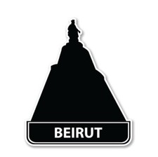 Beirut Car Laptop Phone Vinyl Sticker - SELECT SIZE