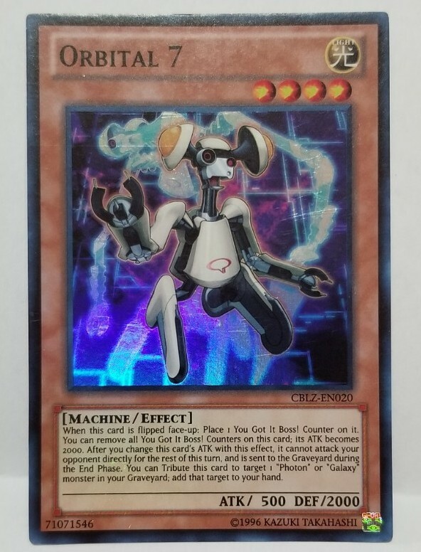 orbital 7 yugioh card YU-GI-OH! - (CBLZ-EN020) - Cosmo Blazer - 1st Edition Tag Force Orbital 7 RA04-EN197 Prices |
