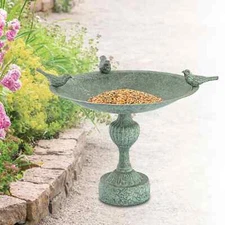 Three Little Birds Birdfeeder Garden Sculpture Bird Feeder ~ SPI Home 41115