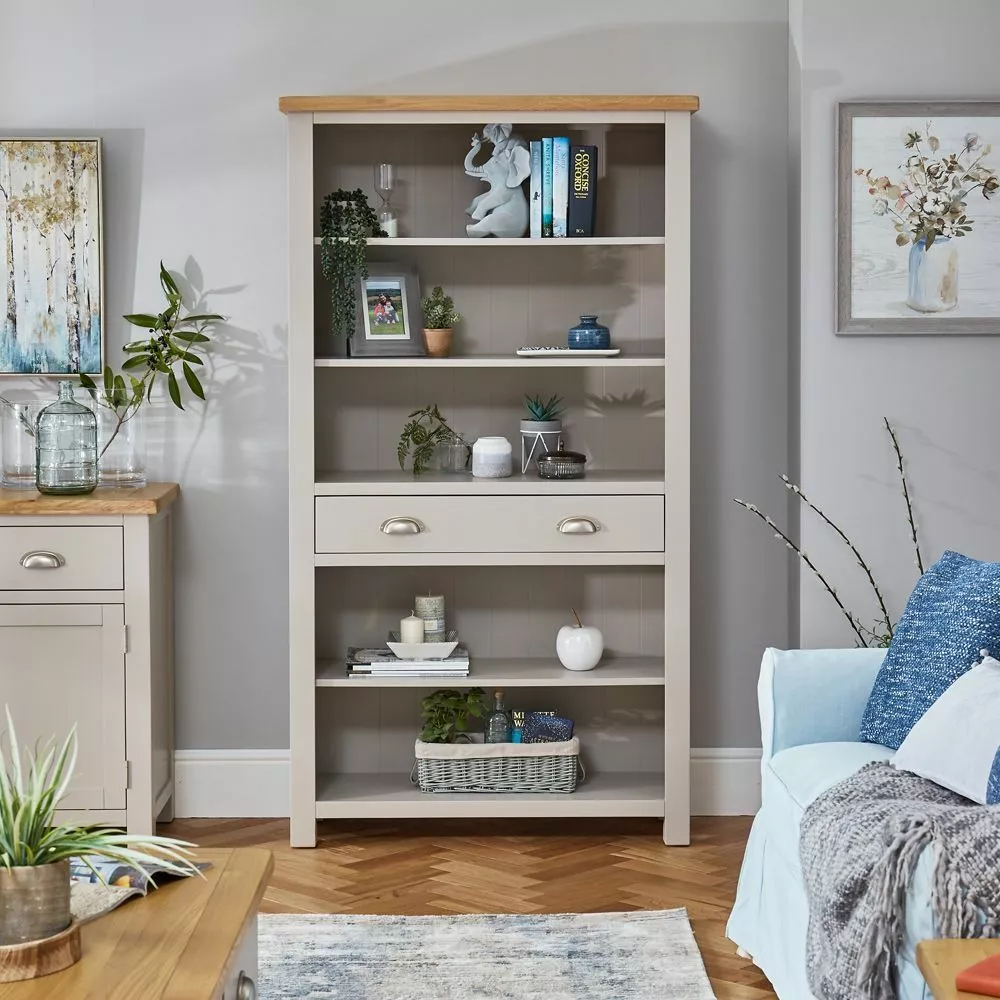 Cotswold grey bookcase deals