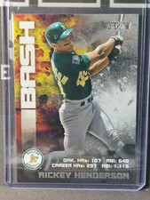 Rickey Henderson 2020 Topps Stadium Club Bash and Burn #BAB9