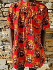 Igbo/African Traditional Isi Agu Wear, Red