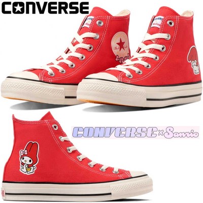 Sanrio x Converse Women's High-Top Sneakers ALL STAR My Melody Red From Japan