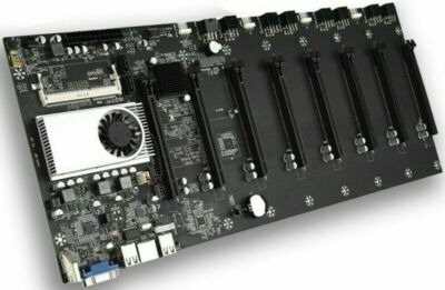 1X GPU Mining Rig Machine With CPU support 8 GPU PCIE slots Motherboard BTC-T37 