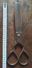 Old Antique 19th Century Iron Scissors Tailoring Cutting Shears