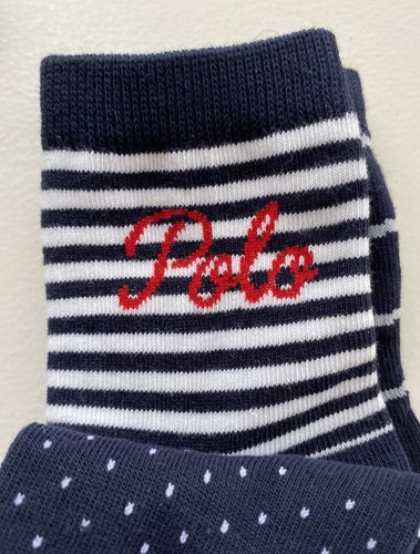 Polo Ralph Lauren Girls 3 PK Socks Size UK 10-12.5 Bnwt - Picture 4 of 9
