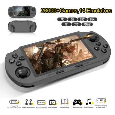 4.5 Inch IPS Screen Portable Handheld Video Game Player Retro 20000+ Games USA