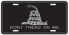 BLACK GADSDEN DONT TREAD ON ME TACTICAL Licen...