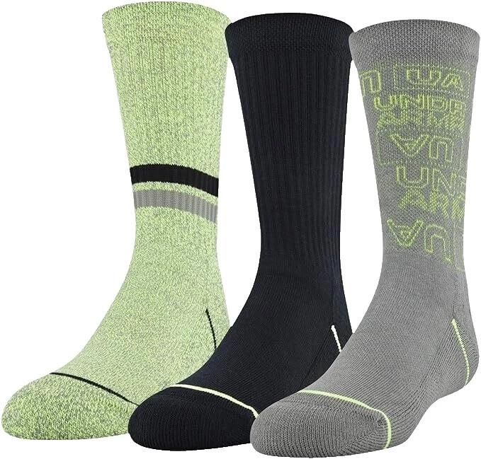 Calcetines de poliéster negro Under Armour para Niños