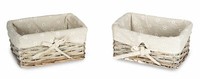 2Er Set Flechtkorb Natur 23 X 18 Cm Brotkorb Obstkorb Weidenkorb Aufbewahrung