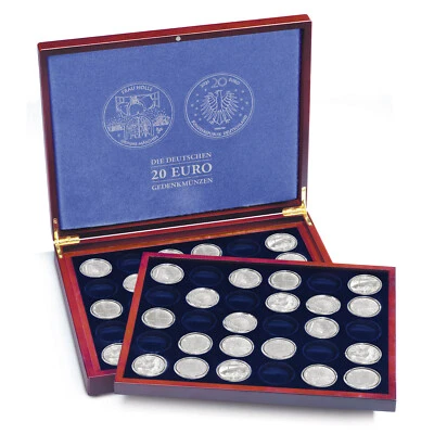 LEUCHTTURM Münzkassette "Volterra Due" für 60 x dt. 20-Euro verkapselt 365276