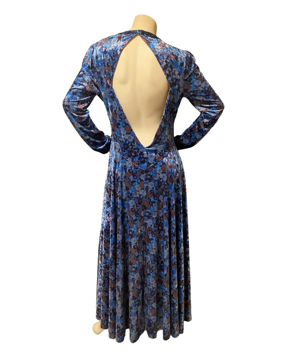knee length dresses for ladies Paisleigh Velvet Maxi Dress Black / S