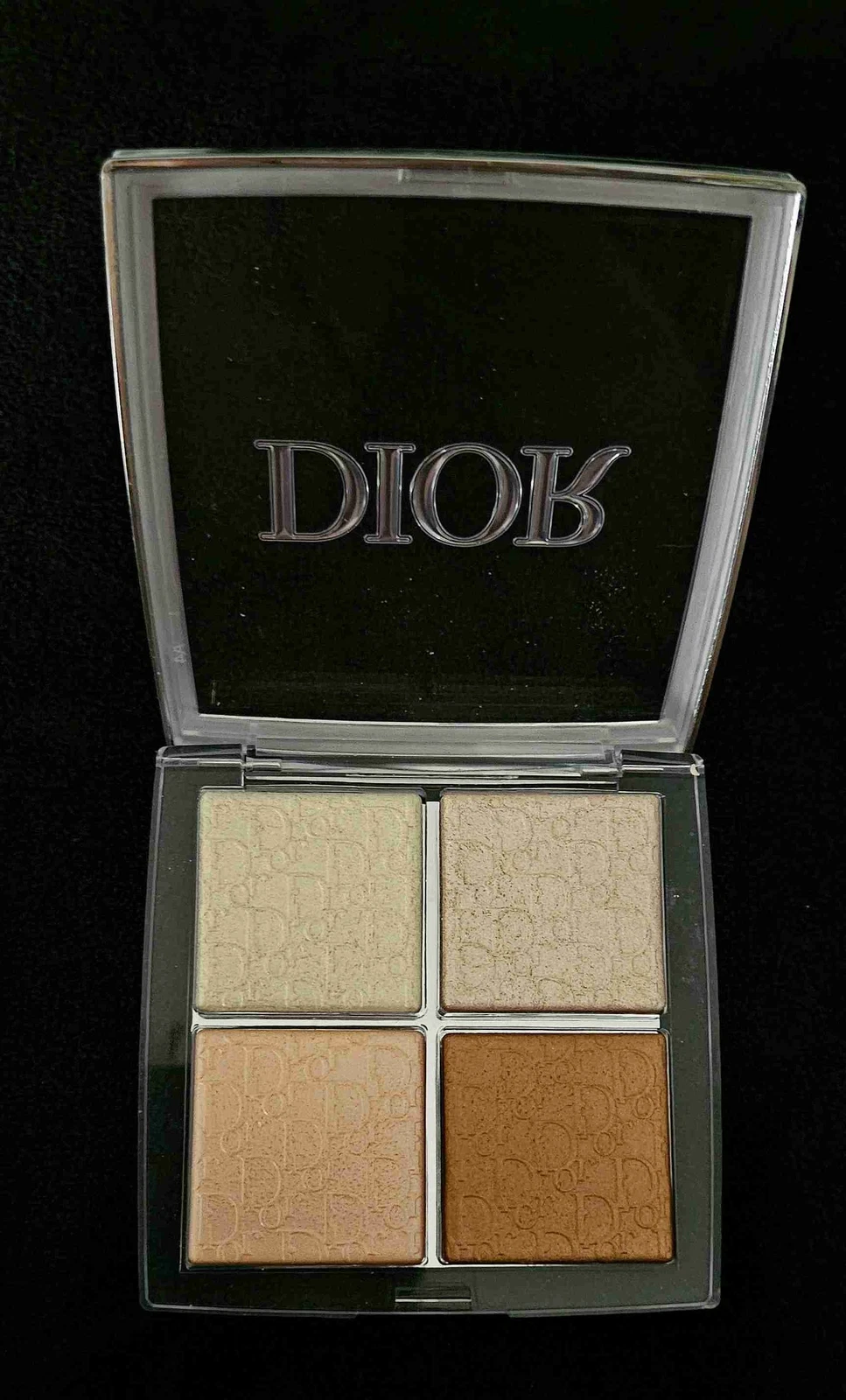 Neuf sans boîte Dior Backstage Face Glow Palette 003 or pur paillettes stroboscopique surligneur