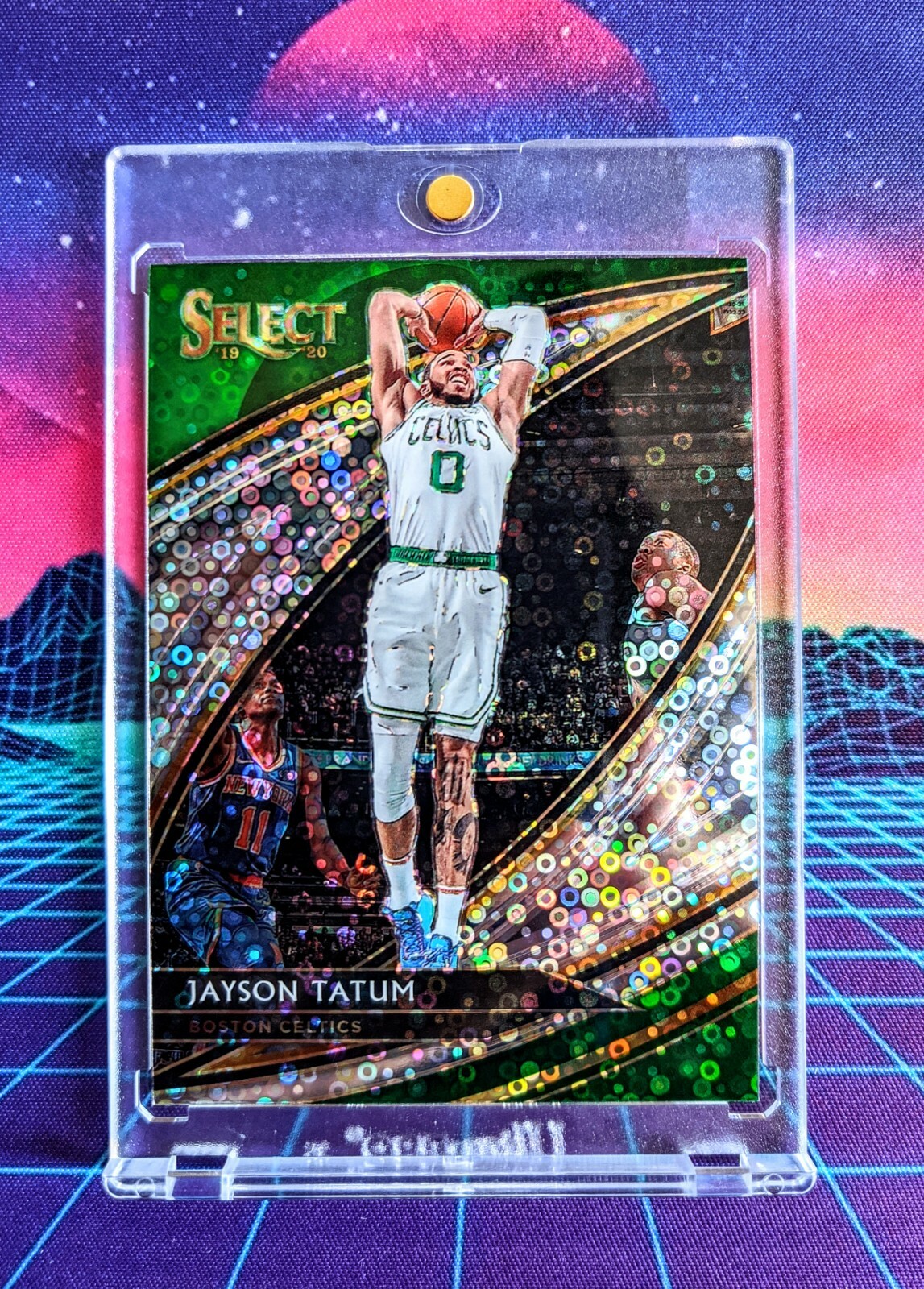 2019-20 Panini Select Courtside Hybrid Disco Prizm SSP Jayson Tatum #278