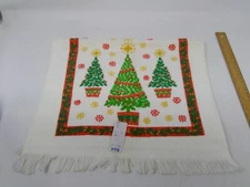 Vintage Screen Prints by Sayco of California Christmas Towel - NWT ~25" x 15"
